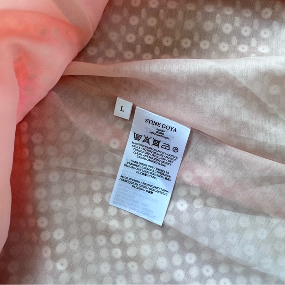 Stine Goya Celina Stroke Sequin Ini Dress Floral Print L - Picture 11 of 15